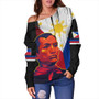 Philippines Off Shoulder Sweatshirt Katipunan Andres Bonifacio