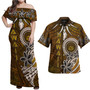 Hawaii Polynesian Combo Dress And Hawaiian Shirt - Hawaii Boar Tusk