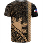 Philippines T-Shirt Tribal Polynesian Sun Gold