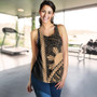 Philippines Women Tank Tribal Polynesian Sun Gold