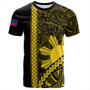 Philippines T-Shirt Tribal Polynesian Sun Yellow