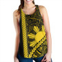 Philippines Women Tank Tribal Polynesian Sun Yellow