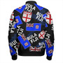 Fiji Bomber Jacket Flag Outfit Free Style