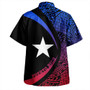 Puerto Rico Hawaiian Shirt Coat Of Arm Lauhala Circle