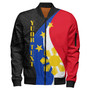 Philippines Custom Personalised Bomber Jacket - King Lapu Lapu Polynesian Pattern