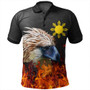 Philippines Polo Shirt Eagle Fire Style