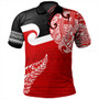 New Zealand Polo Shirt Tino Rangatiratanga Maori With Silver Fern