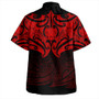 New Zealand Hawaiian Shirt Maori Red Pattern