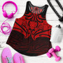 New Zealand Women Tank Maori Red Pattern