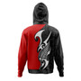 New Zealand Hoodie - Aotearoa Silver Fern Maori