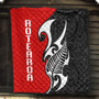 New Zealand Quilt - Aotearoa Silver Fern Maori