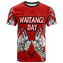 New Zealand T-Shirt - Custom Waitangi Day Lizards Maori Patterns