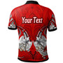 New Zealand Polo Shirt - Custom Waitangi Day Lizards Maori Patterns