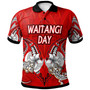 New Zealand Polo Shirt - Custom Waitangi Day Lizards Maori Patterns