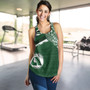 Hawaii Women Tank Aiea High School Flag With Crest Style