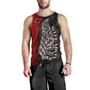 New Zealand Tank Top - Aotearoa Silver Fern With Kiwi Bird Maori Style