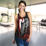 New Zealand Gradient Women Tank - Maori Tino Rangatiratanga With Lizard And Silver Fern