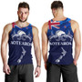 New Zealand Tank Top - Aotearoa Map Kiwi Bird Mascot