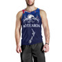 New Zealand Tank Top - Aotearoa Map Kiwi Bird Mascot