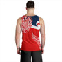 New Zealand Tank Top Tino Rangatiratanga Maori With Silver Fern Version.2