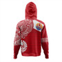 Polynesian Hoodie French Polynesia Flag With Coat Of Arms