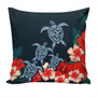 Hawaii Pillow Cover Hibiscus And Turtle Skillful