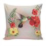 Hawaii Pillow Cover Hibiscus Bird