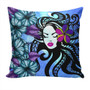 Hawaii Pillow Cover Hibiscus Polynesian Hula Girl