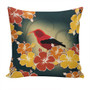 Hawaii Pillow Cover Honeycreeper Hibiscus