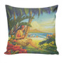 Hawaii Pillow Cover Hula Girl Hola Beach