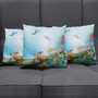 Hawaii Pillow Cover Ocean Cartoon