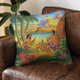 Hawaii Pillow Cover Sing A Song On A Beach