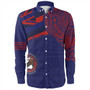 Hawaii Long Sleeve Shirt Waianae High School With Crest Style