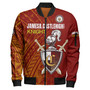 Hawaii James B. Castle High School Bomber Jacket - Knights With Shield Hawaii Patterns