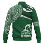 Hawaii Baseball Jacket Kapaa High School With Crest Style