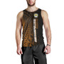 Hawaii James Campbell High School Tank Top - Head Saber Tooth Mascot Hawaii Patterns