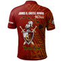 Hawaii James B. Castle High School Polo Shirt - Custom Knights With Shield Hawaii Patterns
