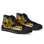 Hawaii Custom High Top Shoes - Nanakuli High School Polynesian Tribal Pattern