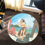 Hawaii Round Rug Aloha Hula Dance