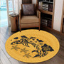 Hawaii Round Rug Love Animal Polynesian