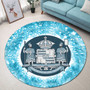 Hawaii Round Rug Native Hawaii Coat Of Arms Round Rug Discrete