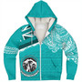 Hawaii Sherpa Hoodie King Kekaulike High School With Crest Style