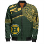 Hawaii Bomber Jacket Hana High And Elementary School With Crest Style