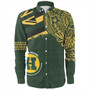 Hawaii Long Sleeve Shirt Hana High And Elementary School With Crest Style