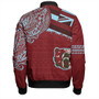 Hawaii Bomber Jacket Henry Perrine Baldwin High School With Crest Style