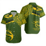 Hawaii Short Sleeve Shirt Honokaa High And Intermediate School With Crest Style