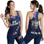 New Zealand Women Tank - New Zealand Map Maori Face Patterns