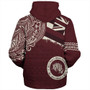 Hawaii Sherpa Hoodie Kau High & Pahala Elementary School With Crest Style