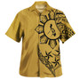 Philippines Combo Dress And Shirt Tribal Sun In My Heart Gold