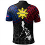 Philippines Polo Shirt - Philippines Half Sleeve Tattoo Patterns Style